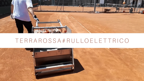 Rullo elettrico per terra rossa, prototipo Greenetiks