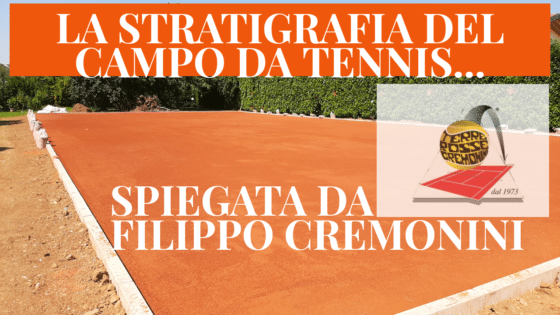 Com’è composta la stratigrafia del campo da tennis in terra rossa?