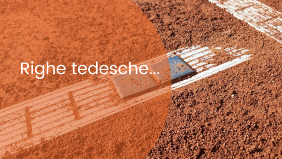 Righe senza chiodi per campi da tennis in terra rossa, ovvero le righe “tedesche”